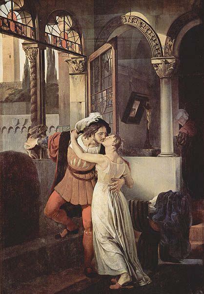 Francesco Hayez Romeo and Juliet France oil painting art